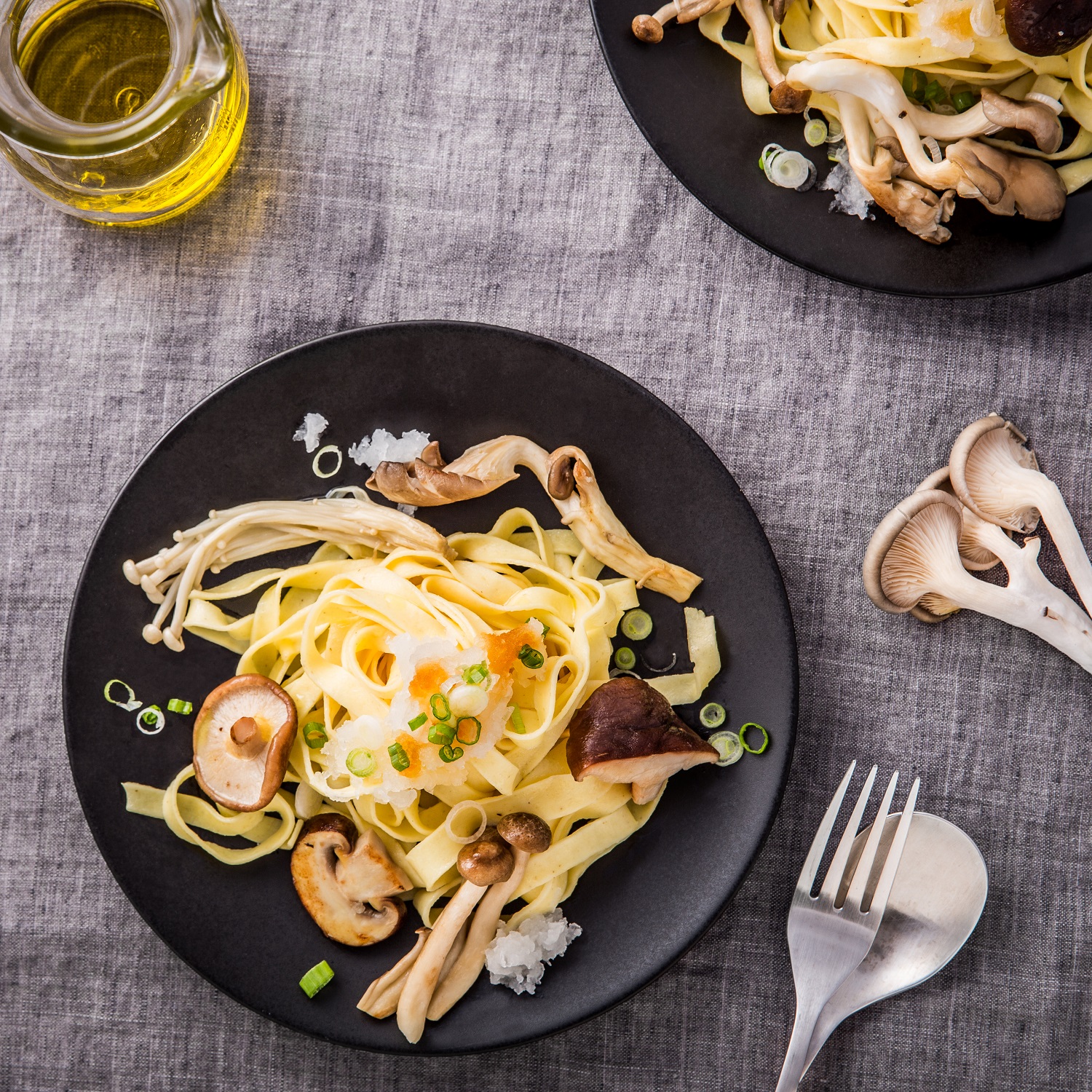 Duso’s Fettuccine with a Medley of Mushrooms
