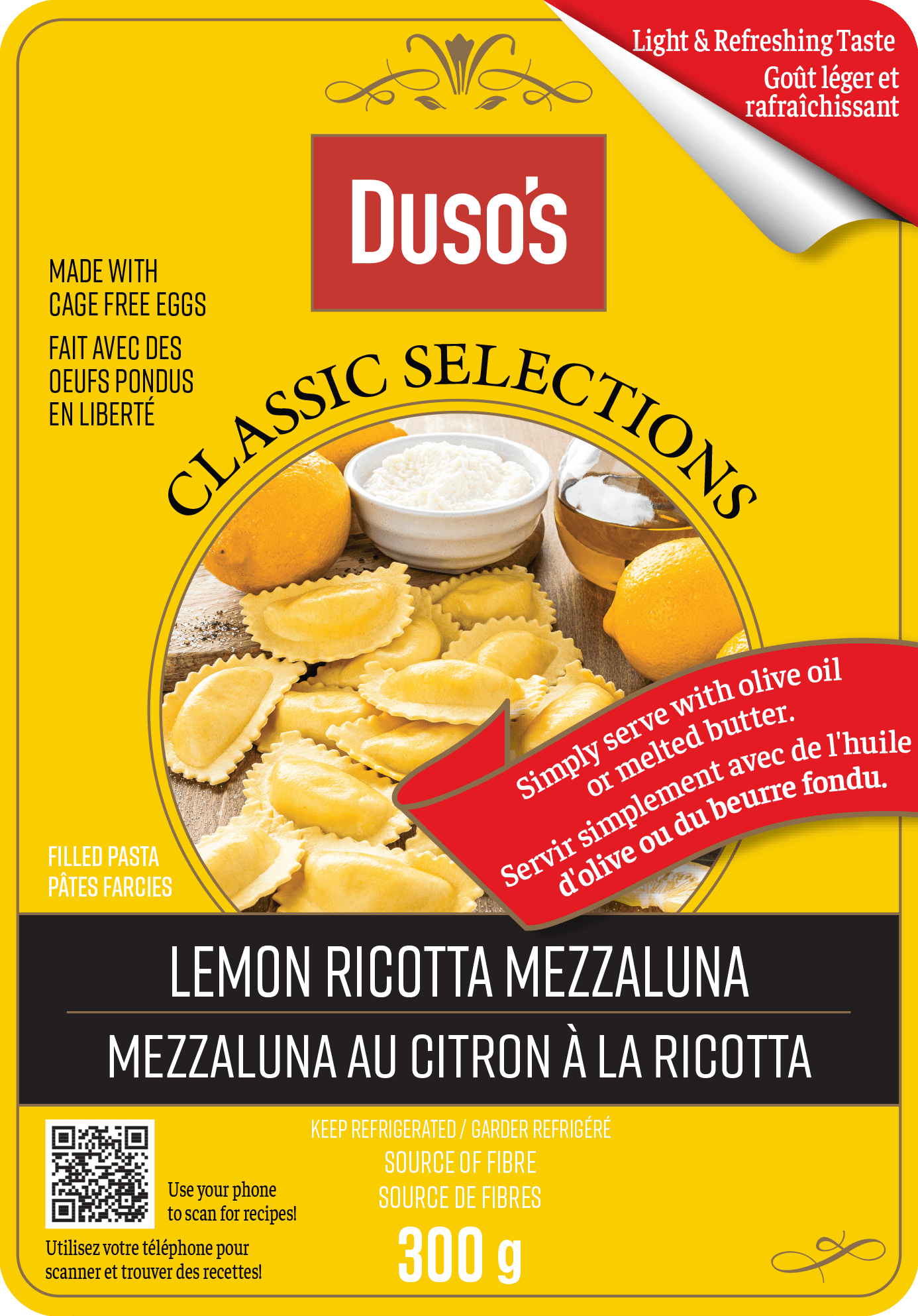 Lemon Ricotta Mezzaluna-300g